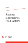 Systèmes alimentaires / Food Systems, n. 7 - November 2022