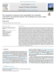 The association of corporate social responsibility and sustainable consumption and production patterns: the mediating role of green supply chain management