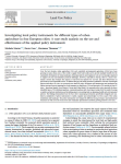 Investigating local policy instruments for different types of urban agriculture in four European cities: a case study analysis on the use and effectiveness of the applied policy instruments