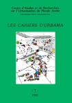 Cahiers d'URBAMA (Les), n. 7 - 1992