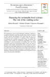 Financing for sustainable food systems: the role of the vending sector