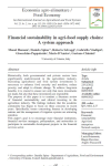 Financial sustainability in agri-food supply chains: a system approach