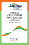Economia agro-alimentare, vol. 25, n. 2 - October 2023 - Special Issue 30th Annual Conference of the Società Italiana di Economia Agro-alimentare (SIEA – Italian Association of Agri-Food Economics), Rome (Italy), June 23-24, 2022