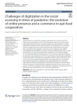 Challenges of digitization in the social economy in times of pandemic: the evolution of online presence and e-commerce in agri-food cooperatives