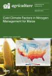 Agriculture, vol. 14, n. 1 - January 2024 - Cold climate factors in nitrogen management for maize