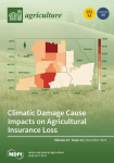 Agriculture, vol. 13, n. 12 - December 2023 - Climatic damage cause impacts on agricultural insurance loss