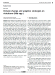 Climate change and adaptive strategies on viticulture (Vitis spp.)