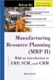 Manufacturing resource planning (MRPII) with introduction to ERP, SCM, and CRM