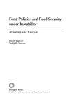 Food policies and food security under instability: Modeling and analysis [Donation Louis Malassis]