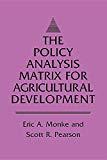 The policy analysis matrix for agricultural development
