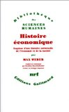 Histoire économique : esquisse d'une histoire universelle de l'économie et de la société
