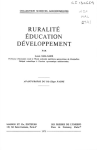 Ruralité, éducation, développement