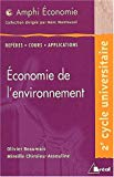 Economie de l'environnement