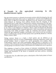 Trends in the agrofood economy in the Mediterranean region