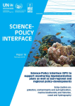 Science-Policy Interface (SPI) to support monitoring implementation plans as well as sub-regional and regional policy-developments. EcAp clusters on: pollution, contaminants and eutrophication, marine biodiversity and fisheries, coast and hydrography