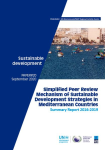 Simplified peer review mechanism of sustainable development strategies in mediterranean countries: summary report 2016-2019
