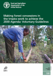 Making forest concessions in the tropics work to achieve the 2030 agenda: voluntary guidelines