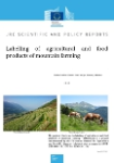 Labelling of agricultural and food products of mountain farming