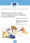 Modelling agri-food policy impact at farm-household level in developing countries (FSSIM-Dev): application to Sierra Leone
