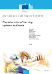Characteristics of farming systems in Albania