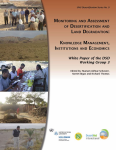 Monitoring and assessment of desertification, land degradation and drought: knowledge management, institutions and economics