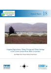 Irrigated agriculture, water pricing and water savings in the Lower Jordan River Basin (in Jordan)