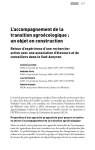 Laccompagnement de la transition agroécologique : un objet en construction. Retour dexpérience dune recherche-action avec une association déleveurs et de conseillers dans le Sud-Aveyron