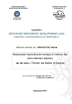 Redynamiser lagriculture de montagne à lintérieur des parcs nationaux. Cas des parcs : Tlemcen, les Babors et Djurdjura.