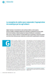 La conception du métier pour comprendre lappropriation du numérique par les agriculteurs
