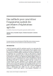 Une méthode pour caractériser lorganisation spatiale des parcellaires dexploitations agricoles