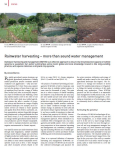 Rainwater harvesting more than sound water management