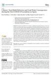 Citizens food habit behavior and food waste consequences during the first COVID-19 lockdown in Spain