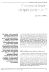 Carbone et forêt : de quoi parle-t-on ?