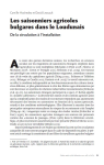 Les saisonniers agricoles bulgares dans le Loudunais. De la circulation à linstallation