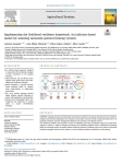 Implementing the livelihood resilience framework: an indicator-based model for assessing mountain pastoral farming systems