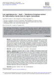 Les expériences du « local ». Variations et tensions autour de lalimentation locale dans la région marseillaise