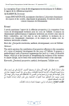 La conception dune vision de développement territorial pour le Tafilalet