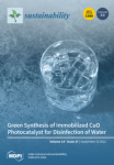 Sustainability, vol. 14, n. 17 - September 2022 - Green synthesis of immobilized CuO photocatalyst for disinfection of water