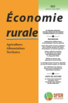 Economie rurale, n. 383 - Janvier-Mars 2023 - Le foncier agricole : nouvel enjeu des politiques daménagement de lespace