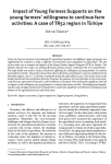 Impact of young farmers supports on the young farmers willingness to continue farm activities: a case of TR52 region in Türkiye