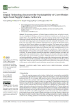 Digital technology increases the sustainability of cross-border agro-food supply chains: a review
