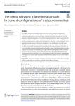 The cereal network: a baseline approach to current configurations of trade communities