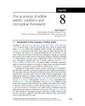 The economy of edible weeds: evidence and conceptual framework
