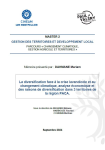 La diversification face à la crise lavandicole et au changement climatique, analyse économique et des raisons de diversification dans 3 territoires de la région PACA