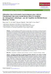 Utilisation des instruments économiques pour réduire l'épuisement des eaux souterraines dans le contexte du changement climatique