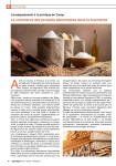 Le commerce des produits alimentaires sous tension