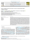 Future warming increases the chance of success of maize-wheat double cropping in Europe