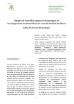 Engager de nouvelles options et dynamiques de développement territorial dans les oasis du Sud-Est du Maroc