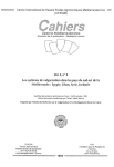 Les systèmes de vulgarisation dans les pays du sud-est de la Méditerranée : Egypte, Liban, Syrie, Jordanie : synthèse des actes du séminaire du Caire