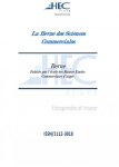 Revue des sciences commerciales